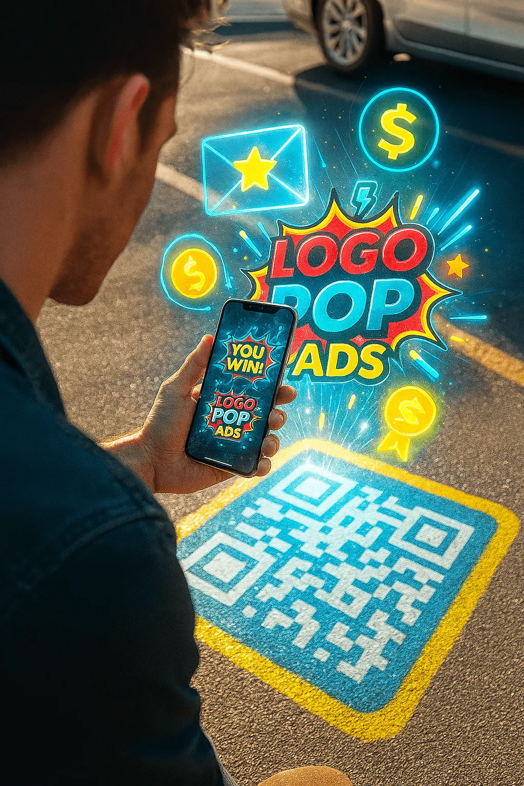 Interactive parking ads